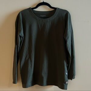 Talbots | Green Long Sleeve Top | Size Medium